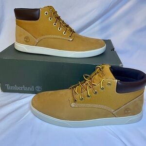 Timberland Men's Tan High-Top Sneakers